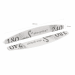lima slim media luna 180/240 limas de uñas desechables aba group 180 240 media luna slim