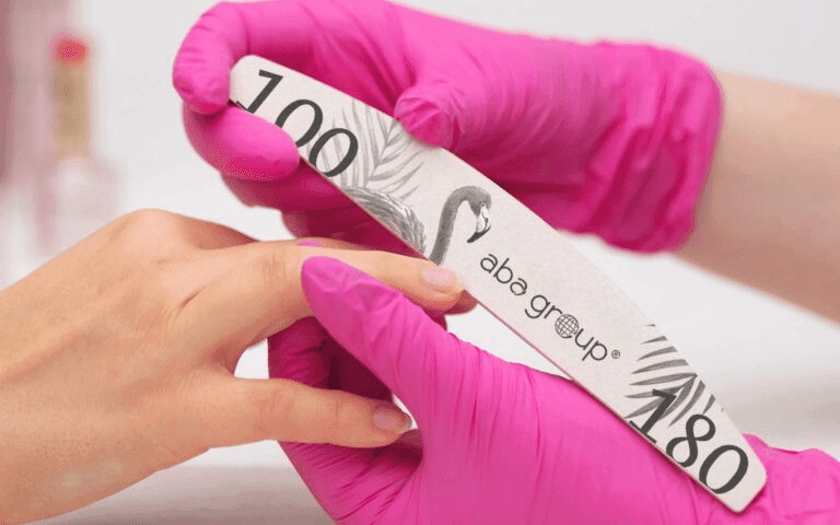 limas de uñas desechables aba group 100 180 lima slim media luna