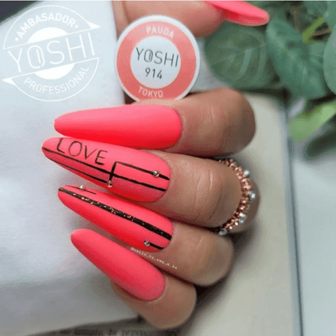 esmalte fucsia yoshi pauda 914 uñas color neón tokyo yoshi