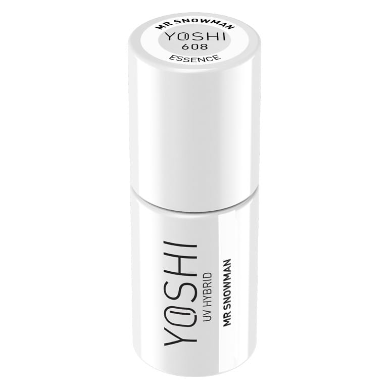esmalte blanco yoshi mr snowman 608 uñas elegantes y pulidas