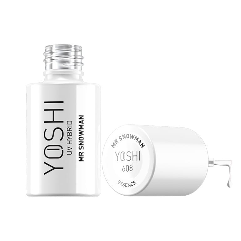 esmalte blanco yoshi mr snowman 608 uñas elegantes y pulidas