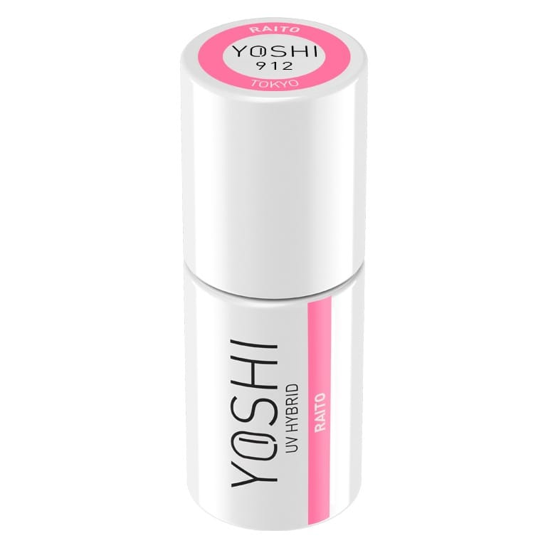 esmalte rosa neon yoshi raito 912 uñas brillantes estilo neón