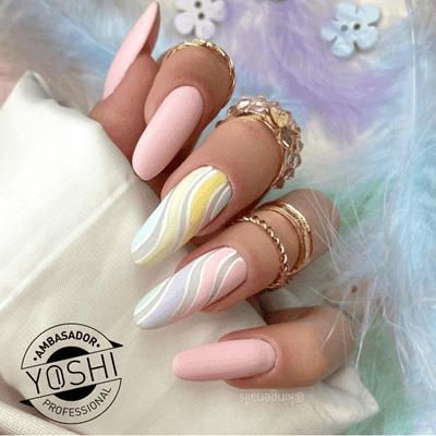 happy 714 esmalte rosa pastel Yoshi Trust 714 esmalte HAPPY Yoshi manicura rosa pastel Yoshi