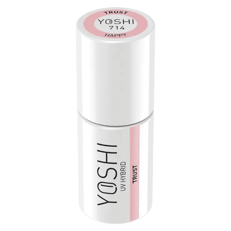 happy 714 esmalte rosa pastel Yoshi Trust 714 esmalte HAPPY Yoshi manicura rosa pastel Yoshi