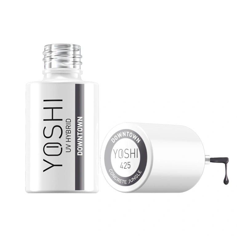 esmalte gris uñas downtown 425 yoshi concrete jungle
