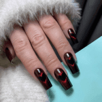 fireline 265 esmalte magnetico rojo uñas
