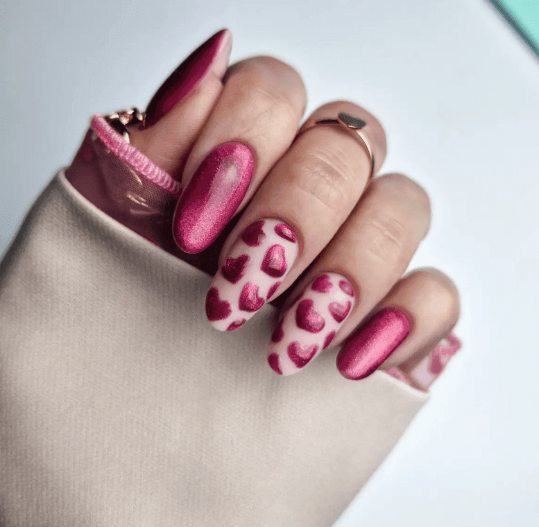 fireline 262 esmalte magnetico rosa uñas
