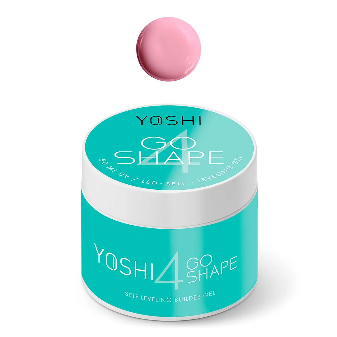 Gel constructor duro rosa fresco GO SHAPE NO 4 profesional