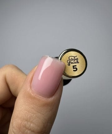 top coat con color yoshi finalizador de color rosa claro sin capa de dispersión