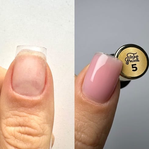 top french n5 top coat con color yoshi top french n5