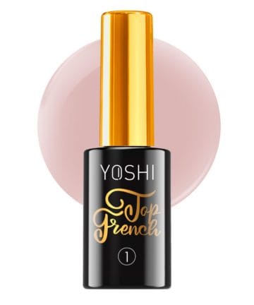 top coat con color french manicure N1