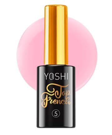 top coat con color rosa suave yoshi