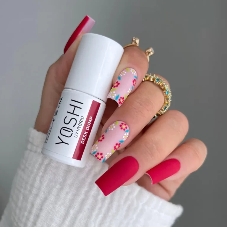 rojo neon esmalte profesional