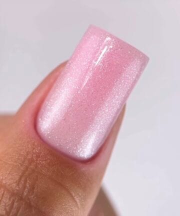 top coat con brillo
